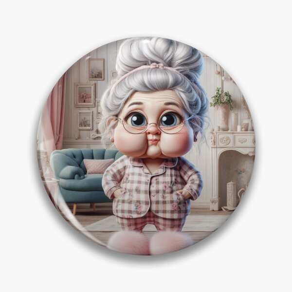 Aperçu de l'œuvre Mamie dans Jammies créée et vendue par EnaDesigner1.