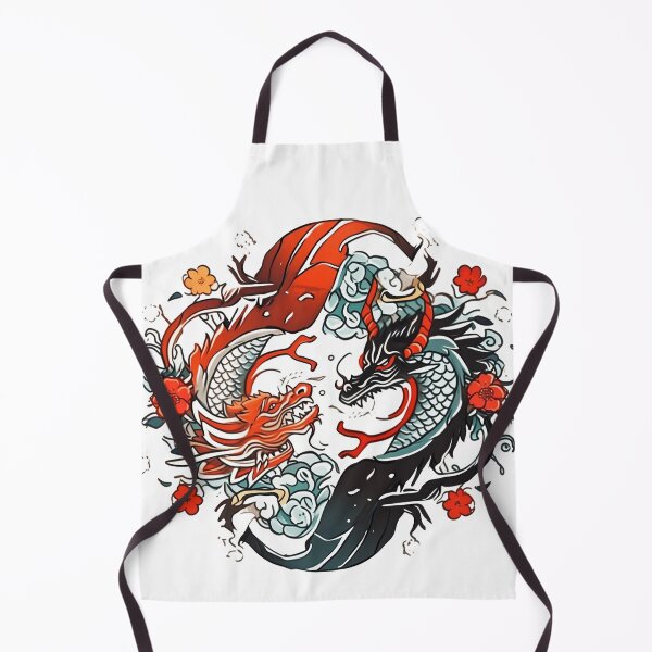 Artikelvorschau, Tattoo Style Dragon entworfen und verkauft von Lucy Goosy Art.