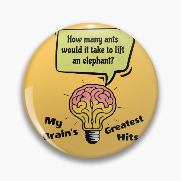 Item preview, Funny Brain Puns - Relatable Sarcasm Humor Gift designed and sold by InkyGenies.
