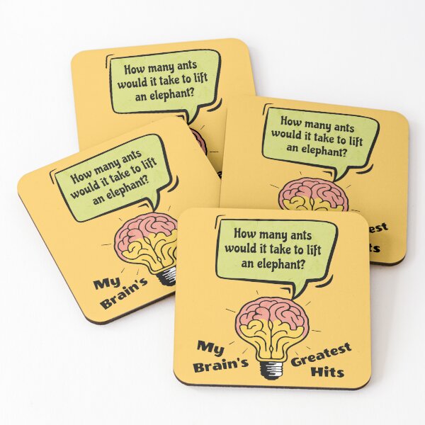 Item preview, Funny Brain Puns - Relatable Sarcasm Humor Gift designed and sold by InkyGenies.