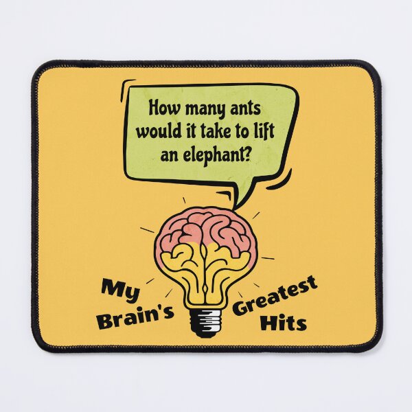 Item preview, Funny Brain Puns - Relatable Sarcasm Humor Gift designed and sold by InkyGenies.