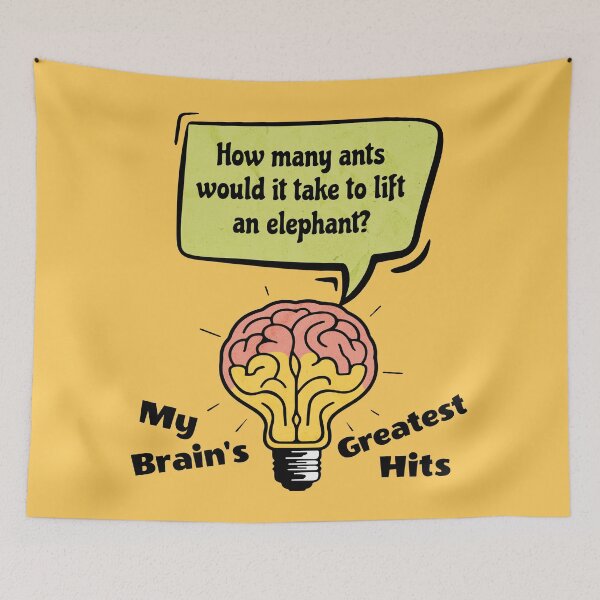 Item preview, Funny Brain Puns - Relatable Sarcasm Humor Gift designed and sold by InkyGenies.
