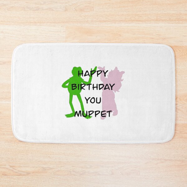 Item preview, Happy Birthday You Muppet - Kermit and Miss Piggy designed and sold by Animals-by-JB.