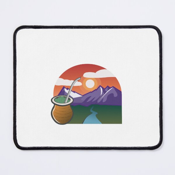 Item preview, Yerba mate Mountains Landscape designed and sold by Domiska.