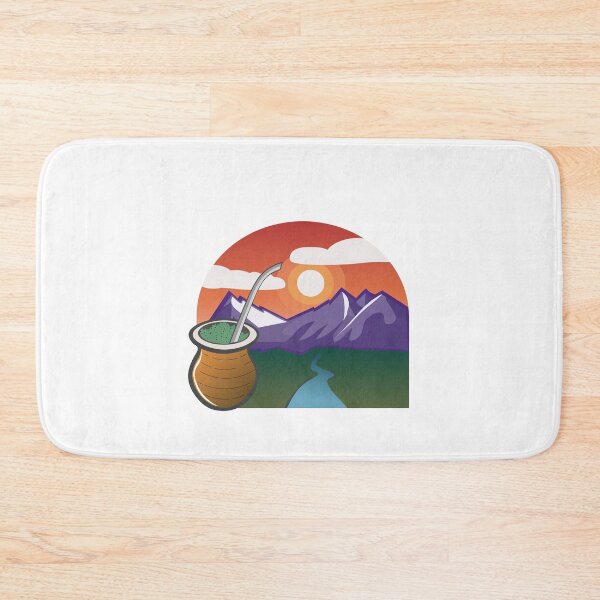 Item preview, Yerba mate Mountains Landscape designed and sold by Domiska.