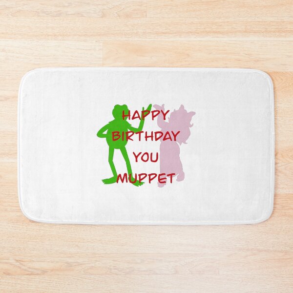 Item preview, Happy Birthday You Muppet - Kermit and Miss Piggy designed and sold by Animals-by-JB.