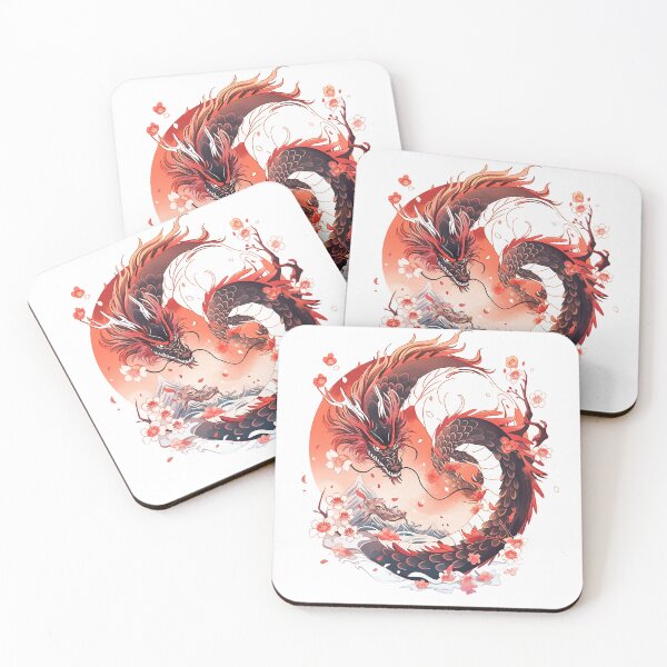 Item preview, Tattoo Style Dragon designed and sold by Lucy Goosy Art.