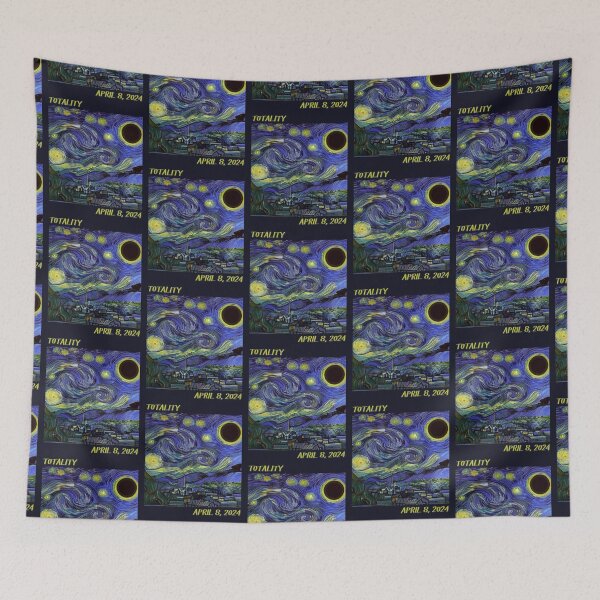Item preview, Art Solar Eclipse 2024 Totality April 8 designed and sold by SolidEarthArt.