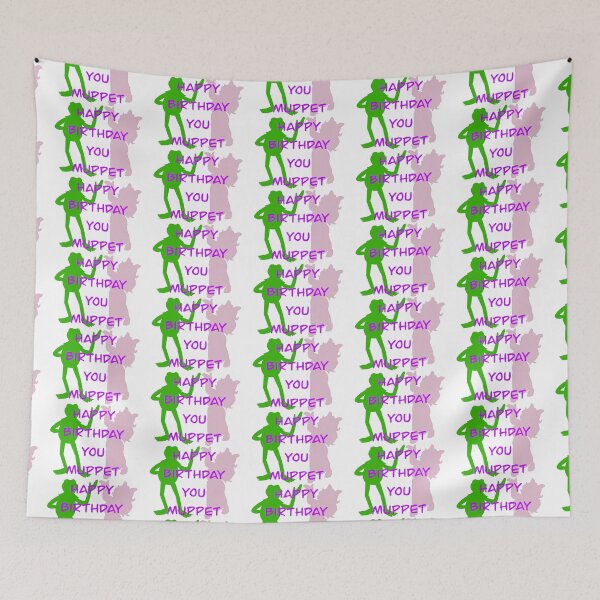 Item preview, Happy Birthday You Muppet - Kermit and Miss Piggy designed and sold by Animals-by-JB.