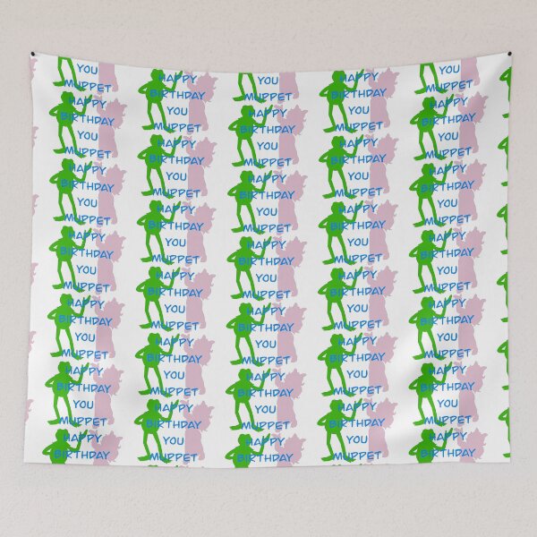 Item preview, Happy Birthday You Muppet - Kermit and Miss Piggy designed and sold by Animals-by-JB.