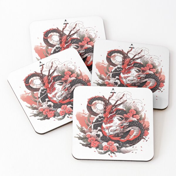 Artikelvorschau, Tattoo Style Dragon entworfen und verkauft von Lucy Goosy Art.
