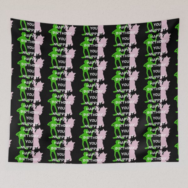 Item preview, Happy Birthday You Muppet - Kermit and Miss Piggy designed and sold by Animals-by-JB.