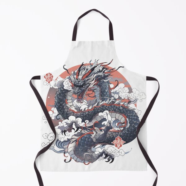 Item preview, Tattoo Style Dragon designed and sold by Lucy Goosy Art.