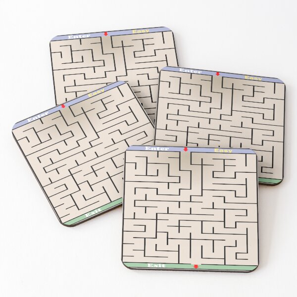 Item preview, easy maze puzzle entertainment for posters and accessories. designed and sold by jayne0524.