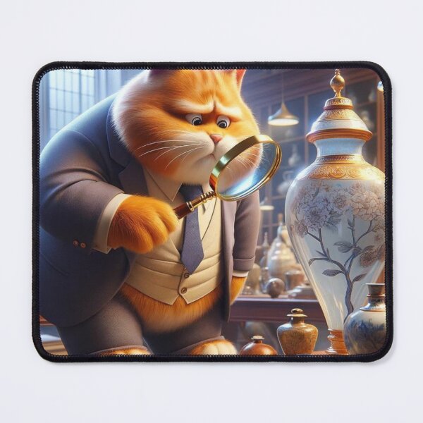Item preview, Cat works at auction house designed and sold by Catsmoment.