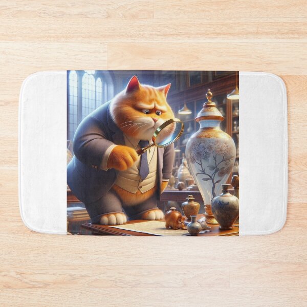 Item preview, Cat works at auction house designed and sold by Catsmoment.