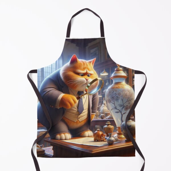 Item preview, Cat works at auction house designed and sold by Catsmoment.
