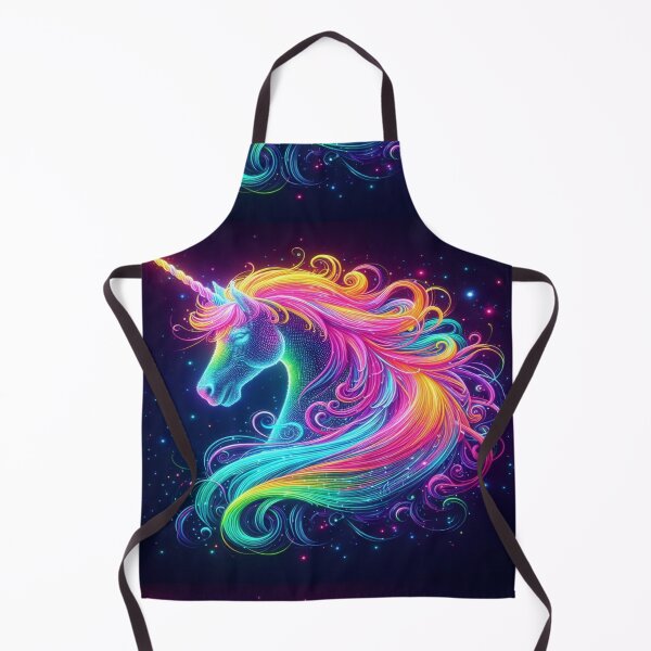 Item preview, Rainbow Glowing neon unicorn Galaxy designed and sold by Dominika Farkašová.