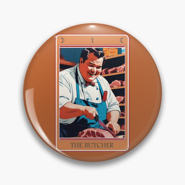 Item preview, Fun tarot card (#01): The Butcher [Create a set!] designed and sold by SolidEarthArt.