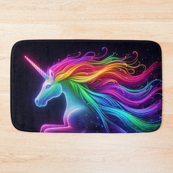Item preview,  Rainbow Glowing neon unicorn Stars  designed and sold by Dominika Farkašová.