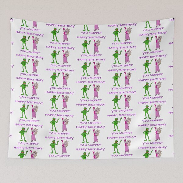 Item preview, Happy Birthday You Muppet - Kermit and Miss Piggy designed and sold by Animals-by-JB.