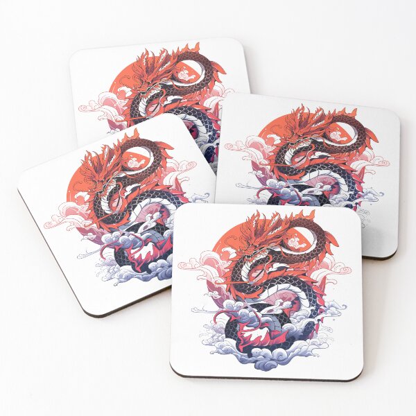 Item preview, Tattoo Style Dragon designed and sold by Lucy Goosy Art.