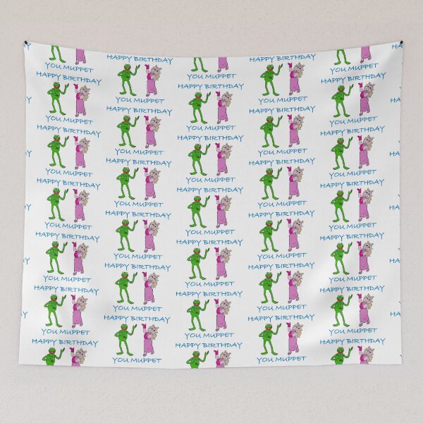 Item preview, Happy Birthday You Muppet - Kermit and Miss Piggy designed and sold by Animals-by-JB.