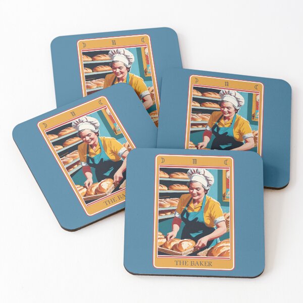 Item preview, Fun tarot card (#02): The Baker [Create a set!] designed and sold by SolidEarthArt.