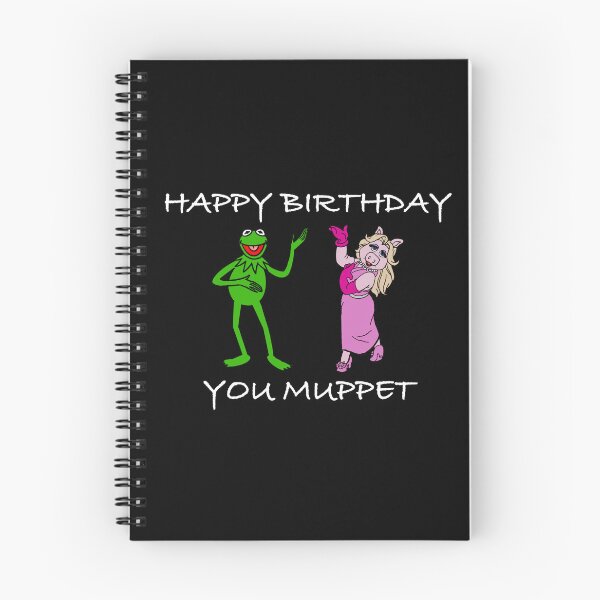 Item preview, Happy Birthday You Muppet - Kermit and Miss Piggy designed and sold by Animals-by-JB.