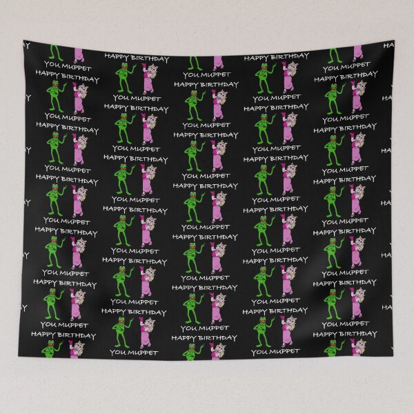 Item preview, Happy Birthday You Muppet - Kermit and Miss Piggy designed and sold by Animals-by-JB.