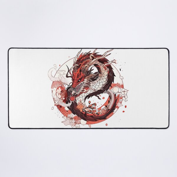 Item preview, Tattoo Style Dragon designed and sold by Lucy Goosy Art.