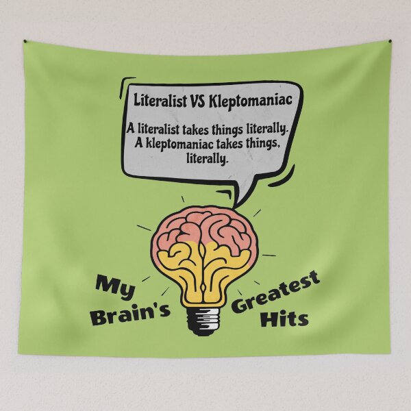 Item preview, Funny Brain Puns - Relatable Sarcasm Humor Gift designed and sold by InkyGenies.