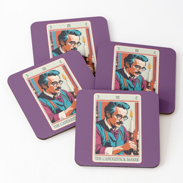 Item preview, Fun tarot card (#03): The Candlestick Maker [Create a set!] designed and sold by SolidEarthArt.