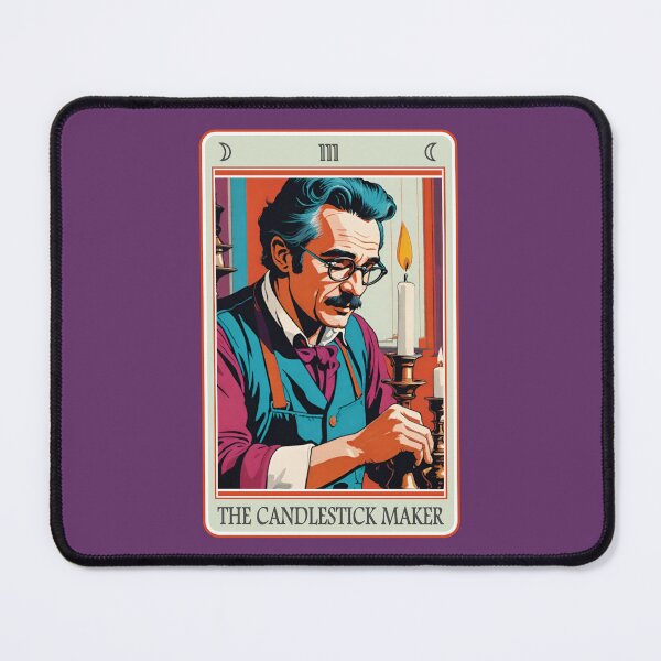 Item preview, Fun tarot card (#03): The Candlestick Maker [Create a set!] designed and sold by SolidEarthArt.