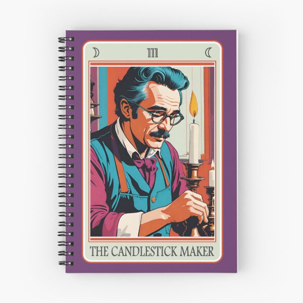 Item preview, Fun tarot card (#03): The Candlestick Maker [Create a set!] designed and sold by SolidEarthArt.