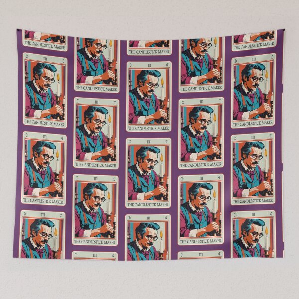 Item preview, Fun tarot card (#03): The Candlestick Maker [Create a set!] designed and sold by SolidEarthArt.