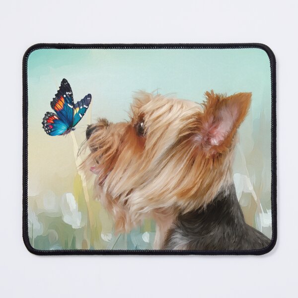 Item preview, Butterfly and Yorkshire Terrier 'So Beautiful' designed and sold by ArtandBeauty-UK.