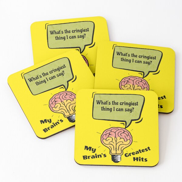 Item preview, Funny Brain Puns - Relatable Sarcasm Humor Gift designed and sold by InkyGenies.