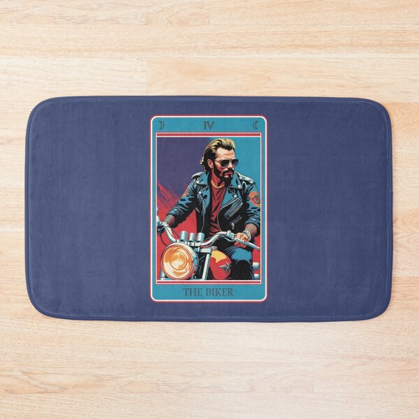 Item preview, Fun tarot card (#04): The Biker [Create a set!] designed and sold by SolidEarthArt.
