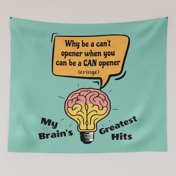 Item preview, Funny Brain Puns - Relatable Sarcasm Humor Gift designed and sold by InkyGenies.