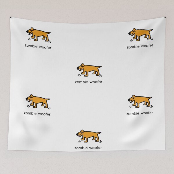 Item preview, Zombie woofer orange 2 designed and sold by dogtired.