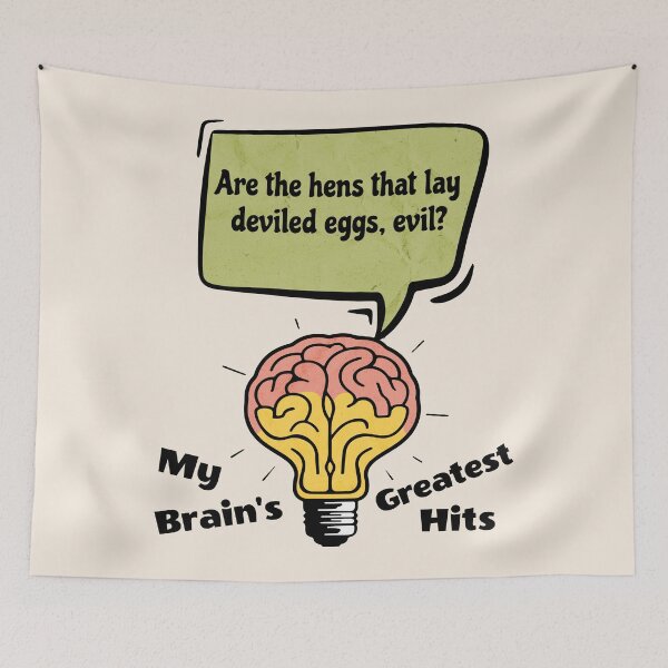 Item preview, Funny Brain Puns - Relatable Sarcasm Humor Gift designed and sold by InkyGenies.