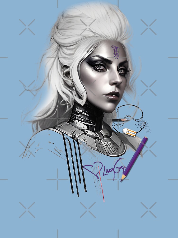 Gaga in Sketch Baby One-Piece