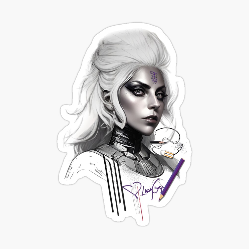 Gaga in Sketch Baby One-Piece