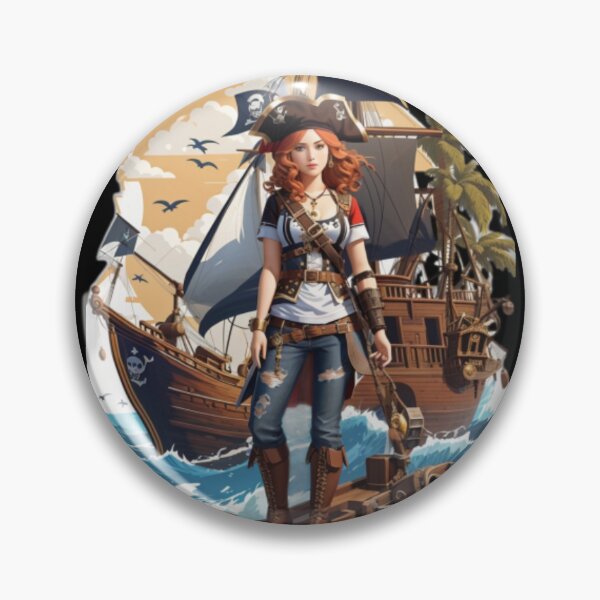 Aperçu de l'œuvre Fille pirate créée et vendue par Becooldesing.