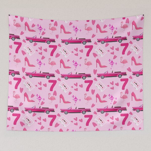 Item preview, Flamingo Flair: California 70s Retro Pink Vibes designed and sold by Almanzart.
