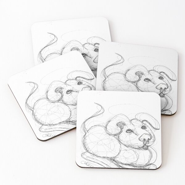 Item preview, dog at rest designed and sold by lauriedidi.