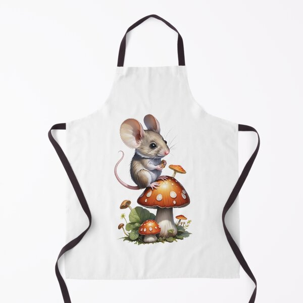Item preview, A little mouse sits on a mushroom designed and sold by MadinaFatt.