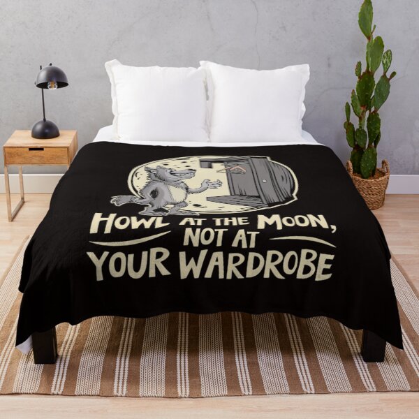 Item preview, Howl at the Moon, Not at Your Wardrobe designed and sold by HOMEDESIGNPRINT.