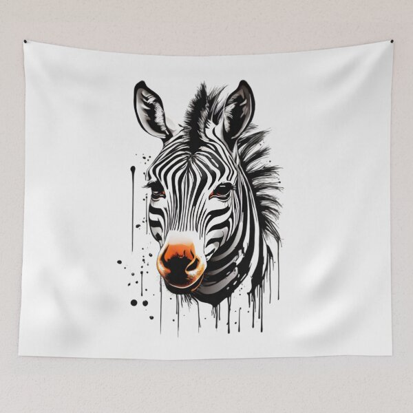 Item preview, Cute Zebra Face designed and sold by PolygonPinnacle.